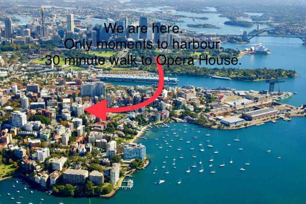 דירות סידני Harbourside Style, 2 Bed, A/C, Pool -Elizabeth Bay מראה חיצוני תמונה